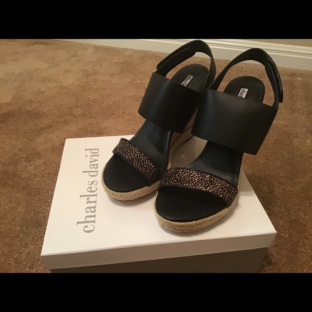 Charles David Oriel Wedge Sandal